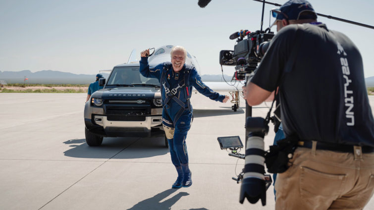 Virgin Galactic - Land Rover, Richard Branson