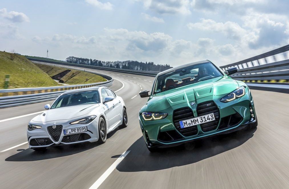 test comparativ BMW M3 Competition vs Alfa Romeo Giulia Quadrifoglio