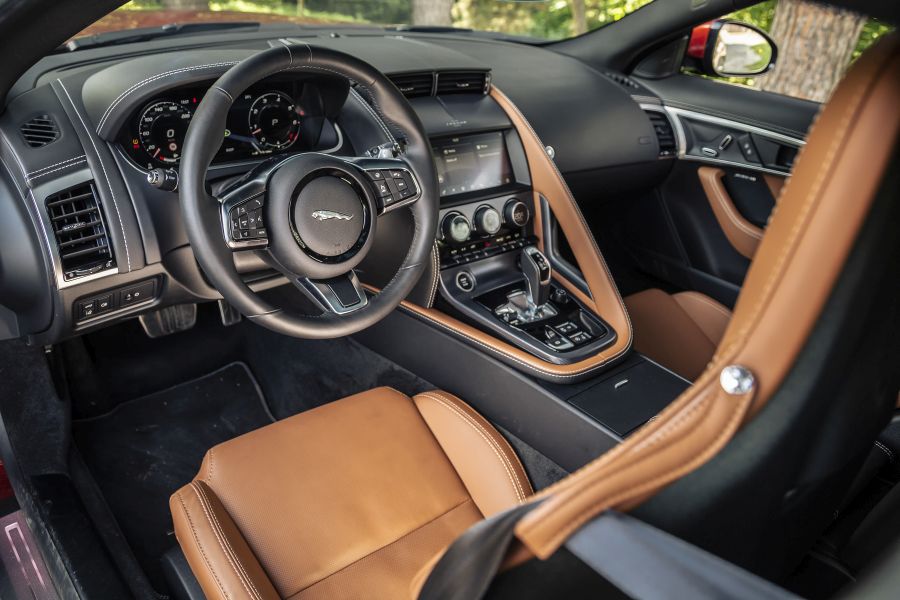 test jaguar F-Type facelift 2021