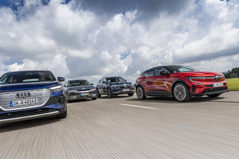 test comparativ Audi Q4 e-tron, Mercedes EQA, Hyundai Ioniq 5, Renault Megane E-Tech