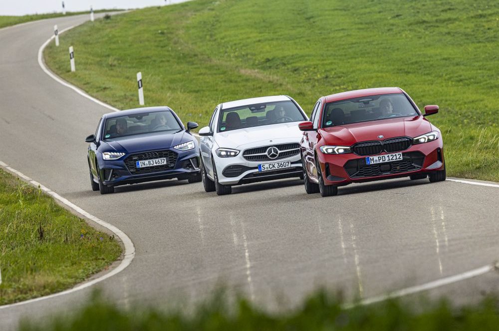 test comparativ Audi A4, BMW Seria 3, Mercedes Clasa C