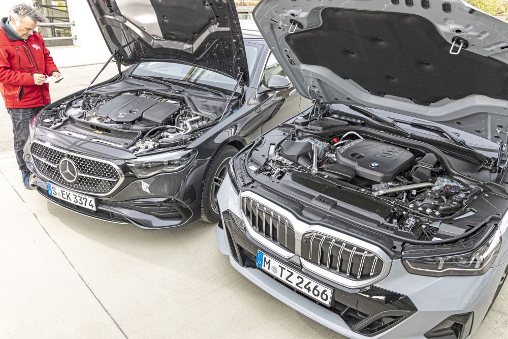 Test comparativ BMW 520 d xDrive vs Mercedes E 220 d 4Matic