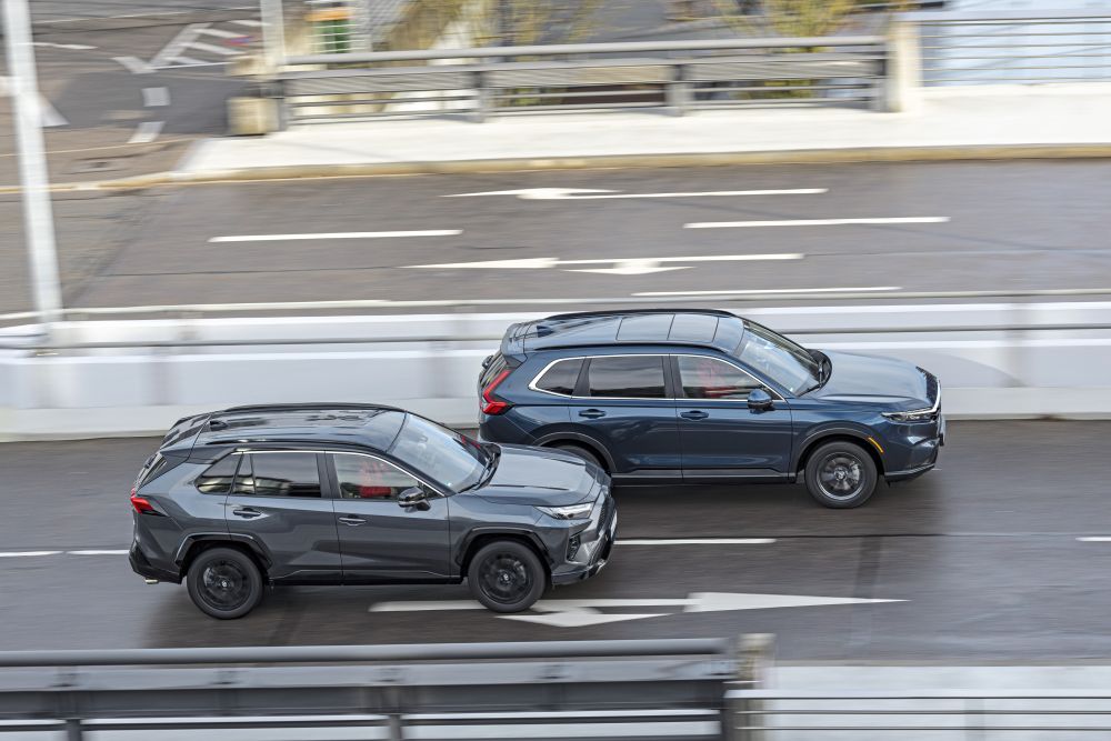 test comparativ Honda CR-V vs Toyota CR-V