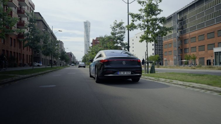 Mercedes EQS cu baterie solid state