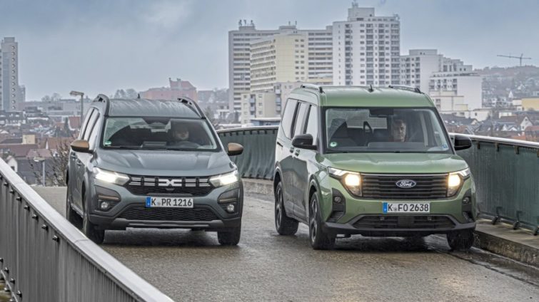 test comparativ Dacia Jogger vs Ford Tourneo Courier