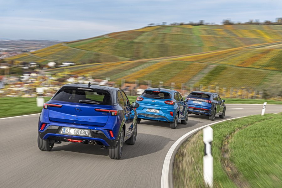 test comparativ Ford Puma, Opel Mokka, VW taigo 