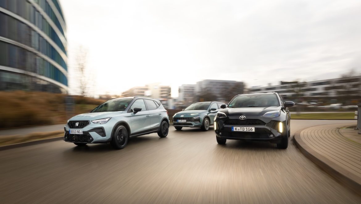 Hyundai Bayon, Seat Arona, Toyota Yaris Cross