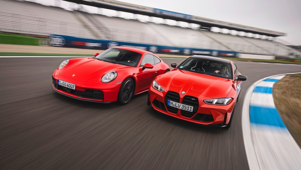 BMW M4 Coupe vs Porsche 911 Carrera S