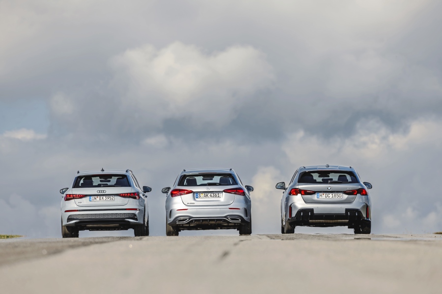 test comparativ Audi A3 Sportback 35 TFSI, BMW 120, mercedes A 200