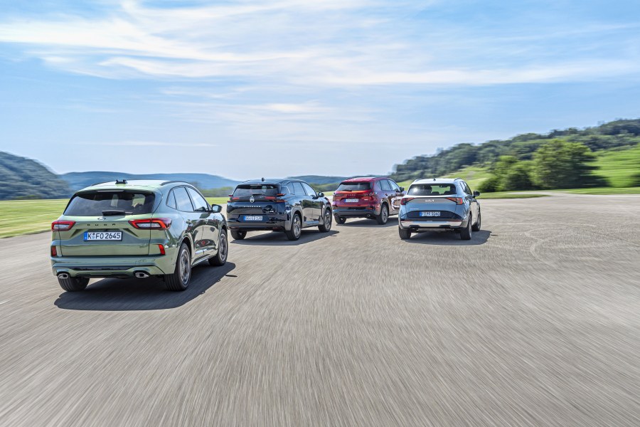test comparativ Kia Sportage, Citroen C5 Aircross, Mazda CX-5, Ford Kuga